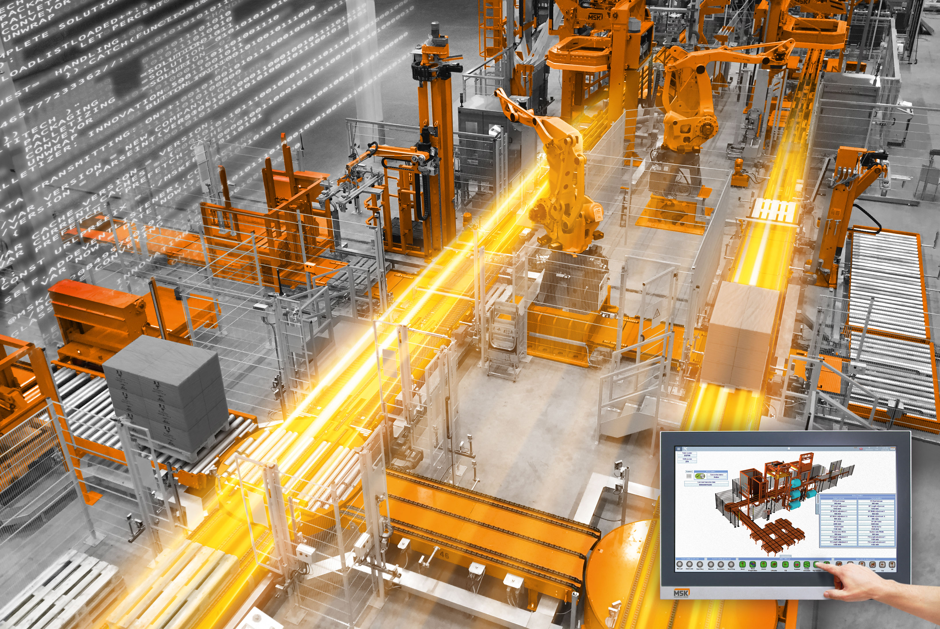 [Translate to Ungarisch:] MSK ist eine Weltmarke für Verpackungsmaschinen und Intralogistiksysteme